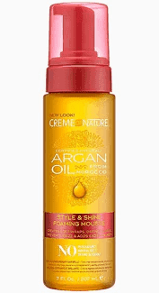 Creme of Nature With Argan Oil From Morocco Style & Shine Foaming Mousse