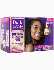 Dark and Lovely Superior Moisture Plus No Lye Relaxer Kit - Super. Coarse Hair