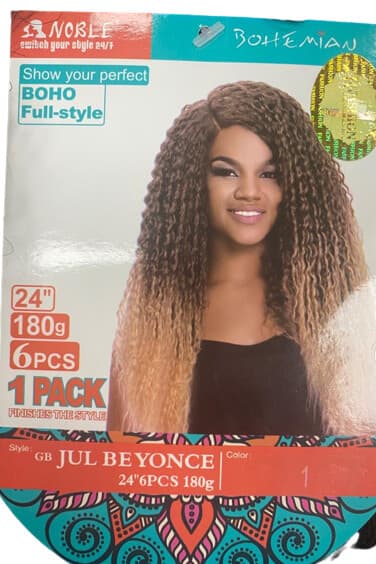 NOBLE GOLD BOHEMIAN JUL BEYONCE 1 PACK 6PCS