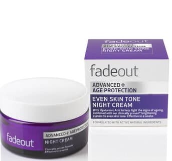 Fadeout Advanced + Age Protection Even Skin Tone Night Cream