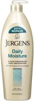 Jergens 25% More Free Daily Moisture with Silk Proteins & Citrus Extracts Dry Skin Moisturizer
