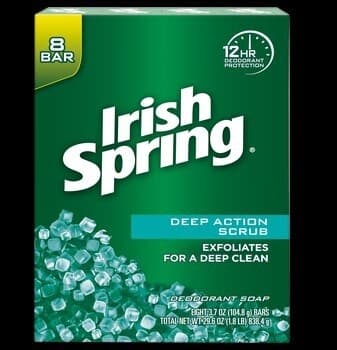 Irish Spring Deep Action Scrub 8 Bars
