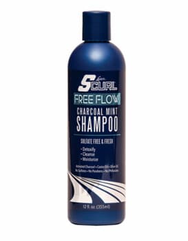 Luster's s curl free flow charcoal mint shampoo 12oz
