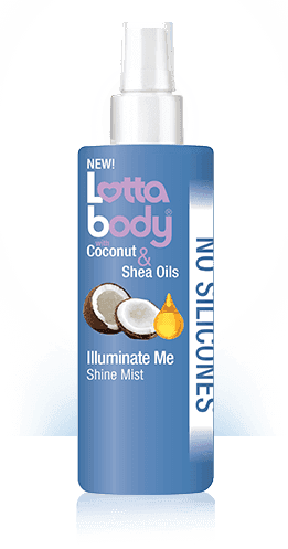 Lotta body coconut& shea oils iiluminate me shine mist