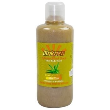 Makazo African Black Soap Savon Noir Aleo Vera