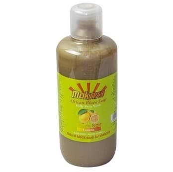 Makazo African Black Soap Savon Noir Lemon Fresh