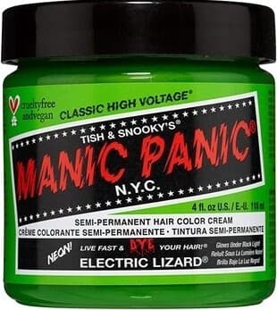 Manic Panic Semi-Permanent Hair Color Cream- Electric Lizard118ml