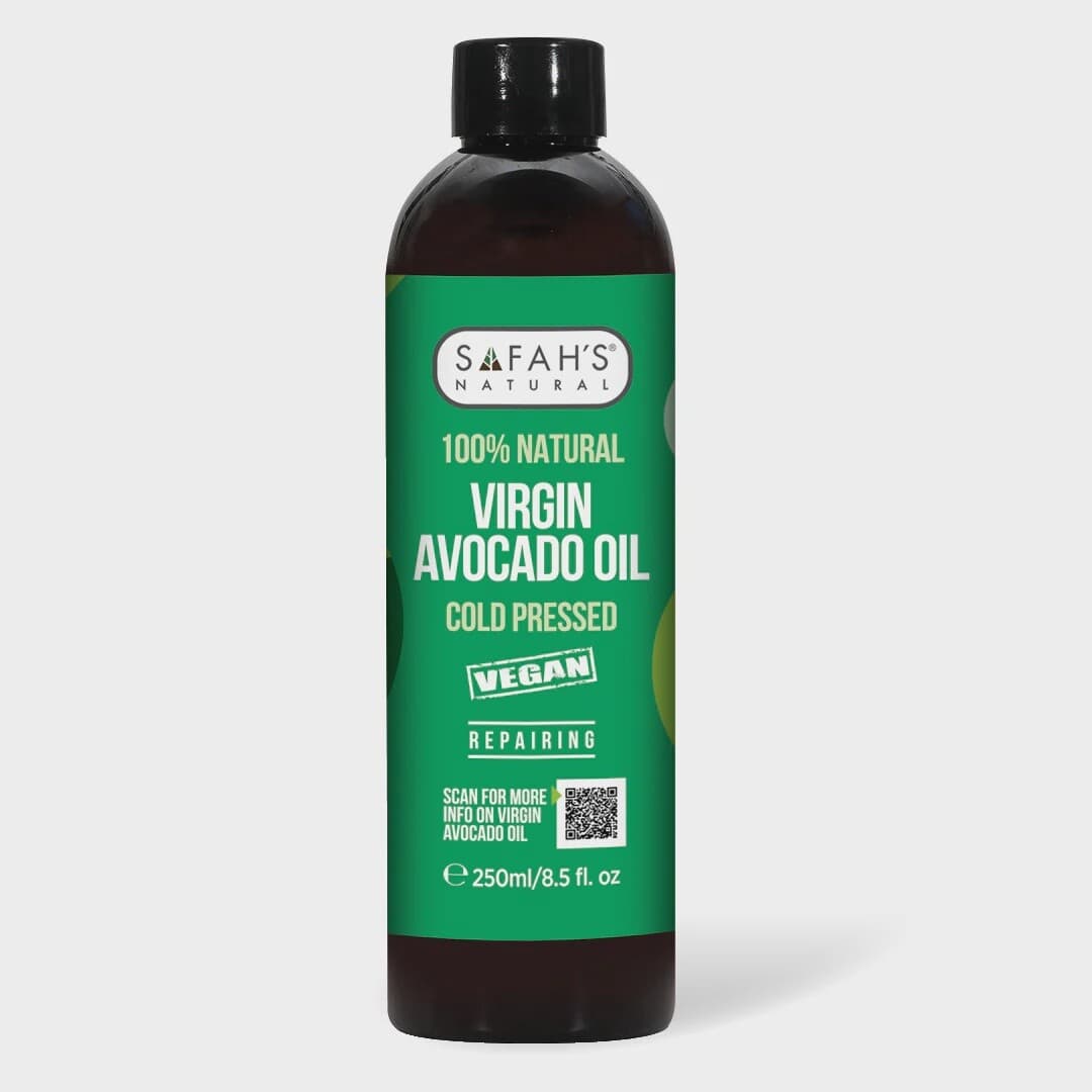 SAFAH'S NATURAL 100% NATURAL VIRGIN AVOCADO OIL COLD PRESSED