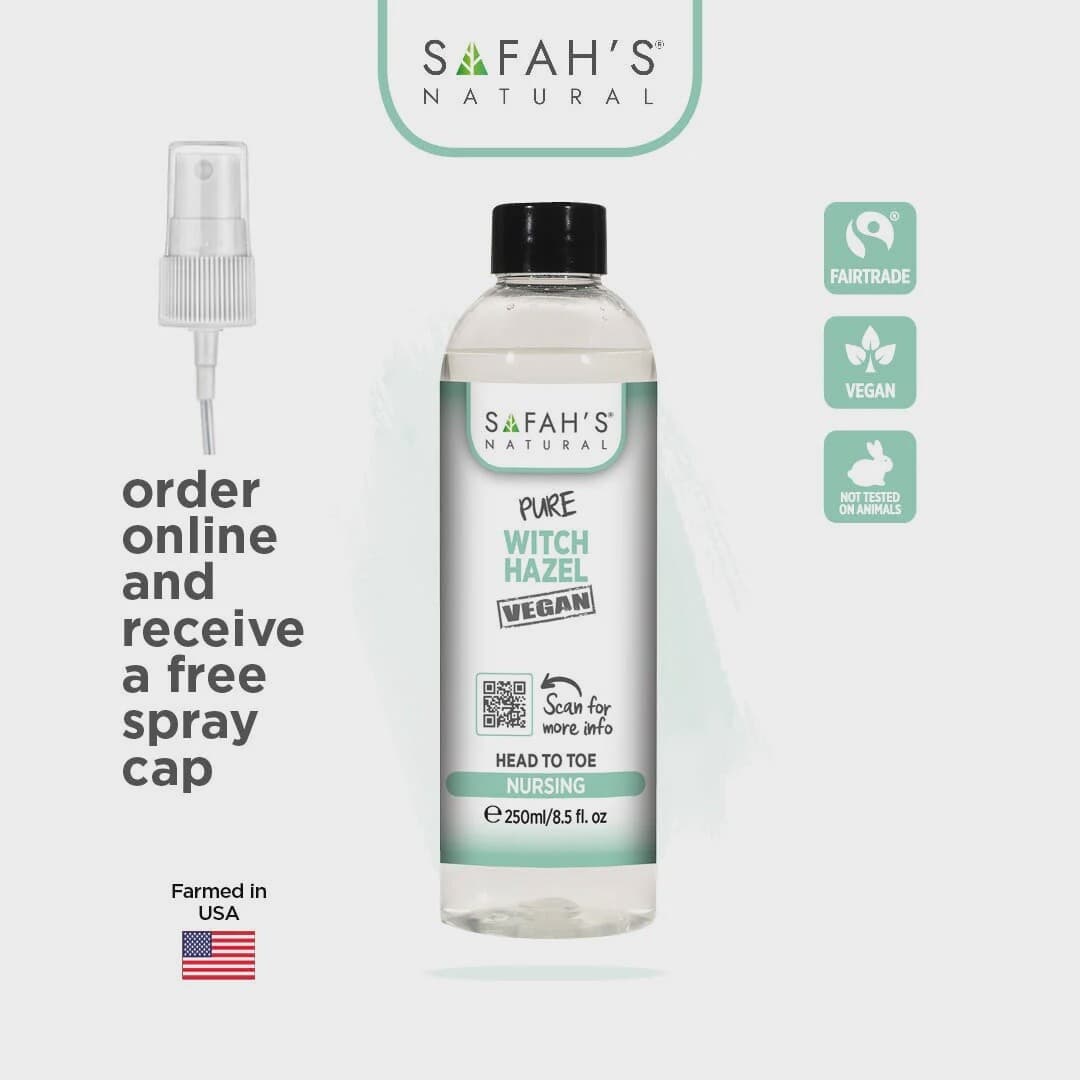 SAFAH'S NATURAL PURE WITCH HAZAL VEGAN