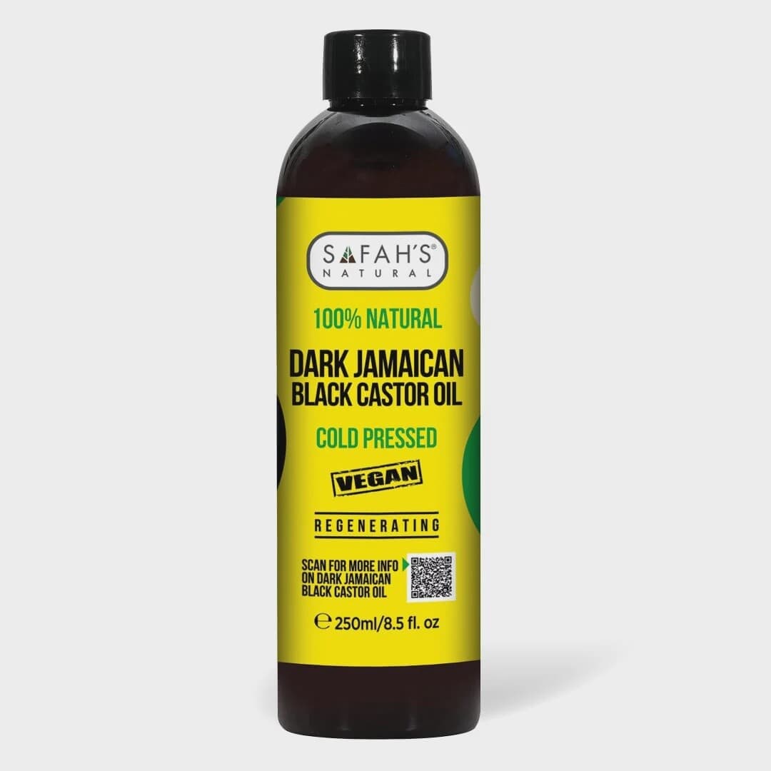 SAFAH'S NATURAL 100% NATURAL DRAK JAMAICAN BLACK CASTOR OIL