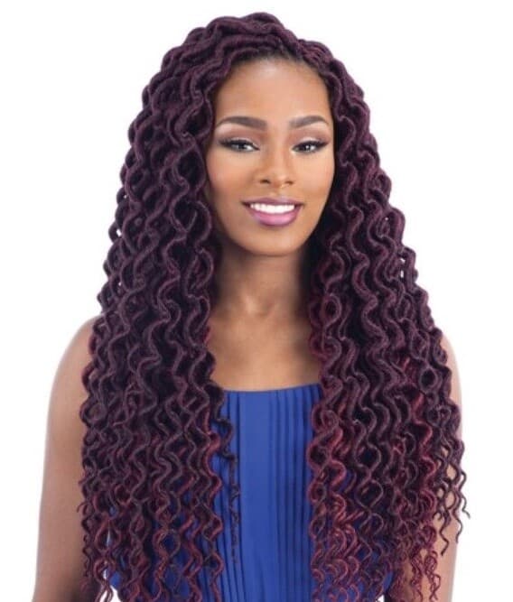 FREETRESS 2X PLUMPY CURLY FAUX LOC 20"