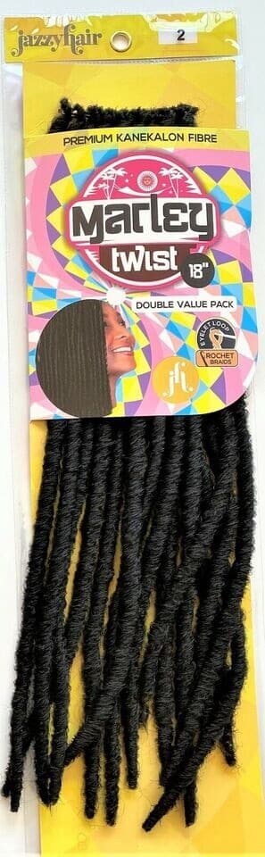 jazzy hair marley twist 18"