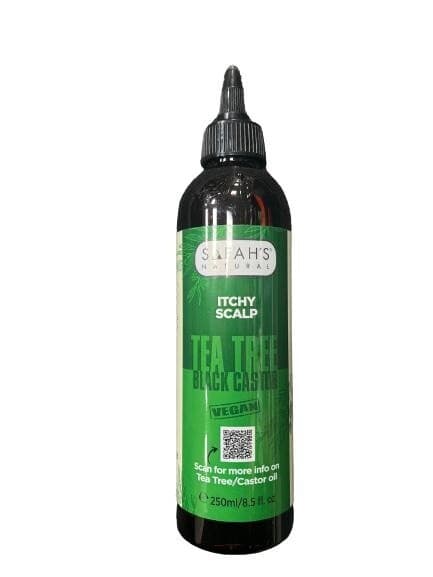 SAFAH'S NATURAL ITCHY SCALP TEA TREE BLACK CASTOR 250 ML