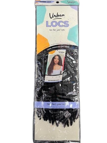 URBON DISTRESSED LOCS 20"