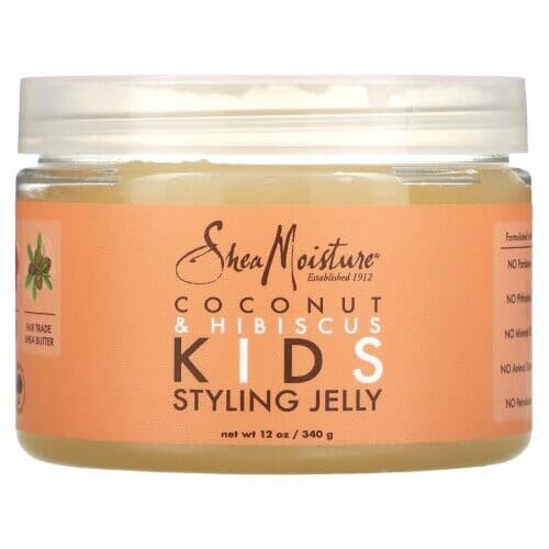 shea moisture cocunut & hibiscus kids styling jelly / 12fl.oz / 340g