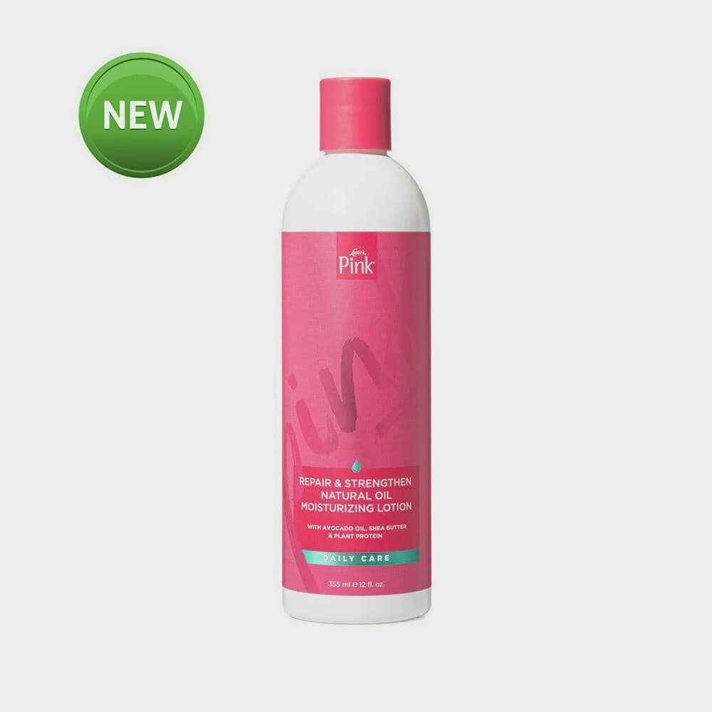 luster's pink repair & strengthen natural oil moisturizing lotion / 355ml