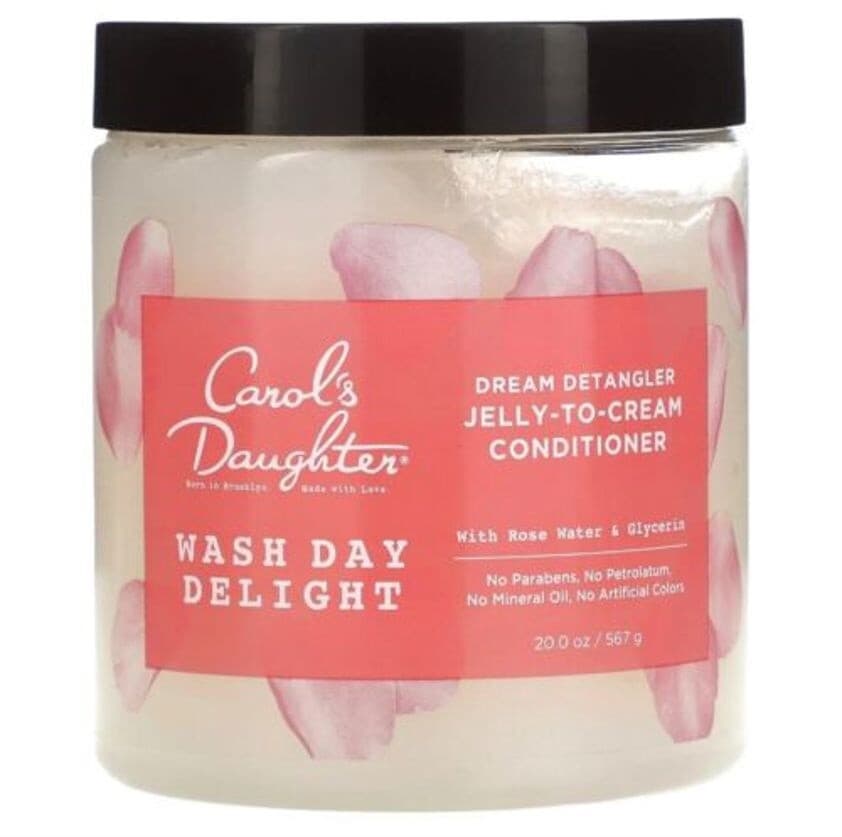 Carol's daughter wash day delight jelly-to- cream conditioner with rose water + glycerin / 20fl.oz / 567g