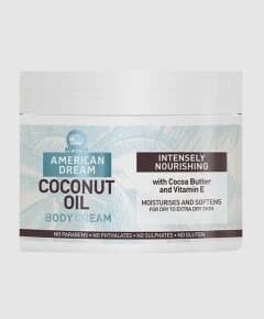 AMERICAN DREAM COCONUT OIL BODY CREAM WITH COCOA BUTTER & VITAMIN E