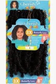 CHERISH JUNIOR BULK 3X BUTTERFLY LOCS 8"