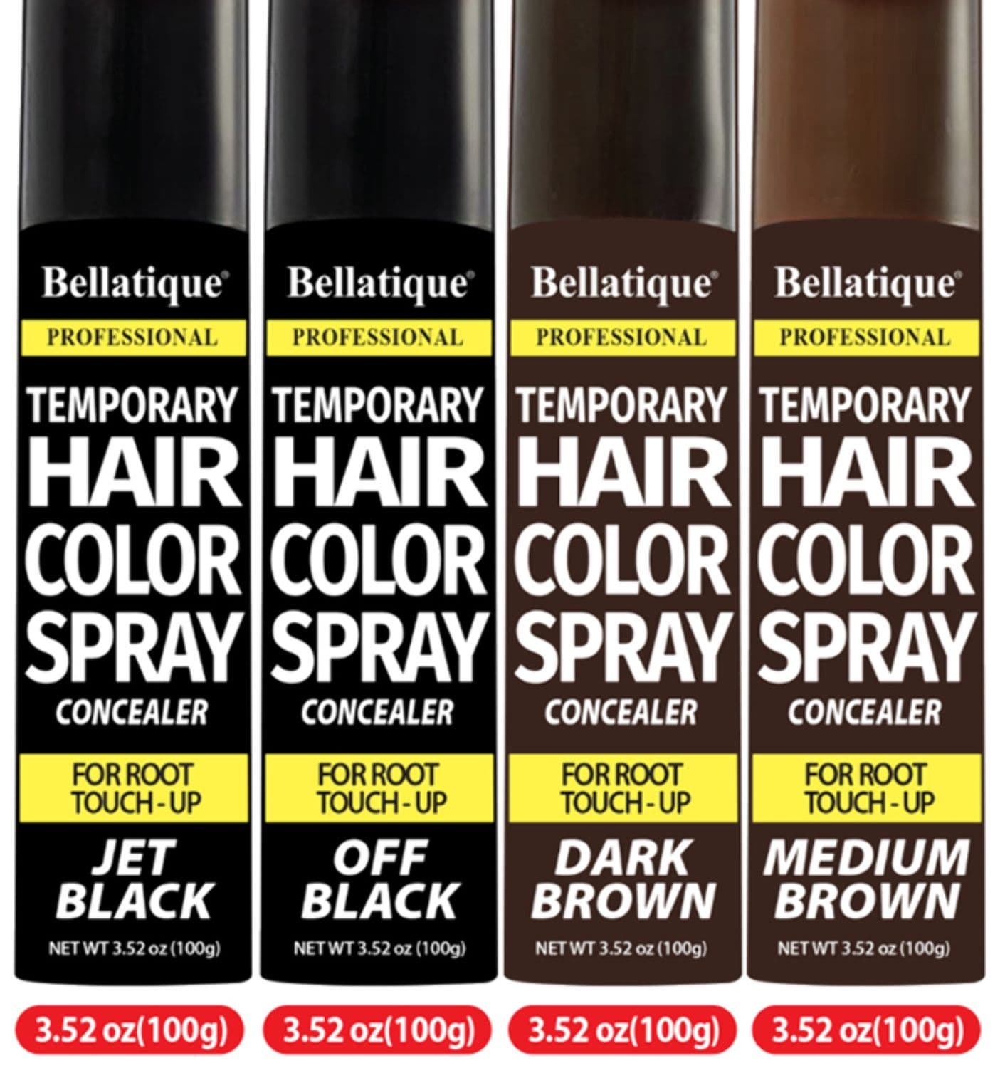 BELLATIQUE Professional Temporary Hair Color Spray