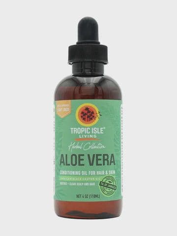 TROPIC ISLE LIVING HERBAL COLLECTION ALOE VERA JAMAICAN BLACK CASTOR Oil 4oz