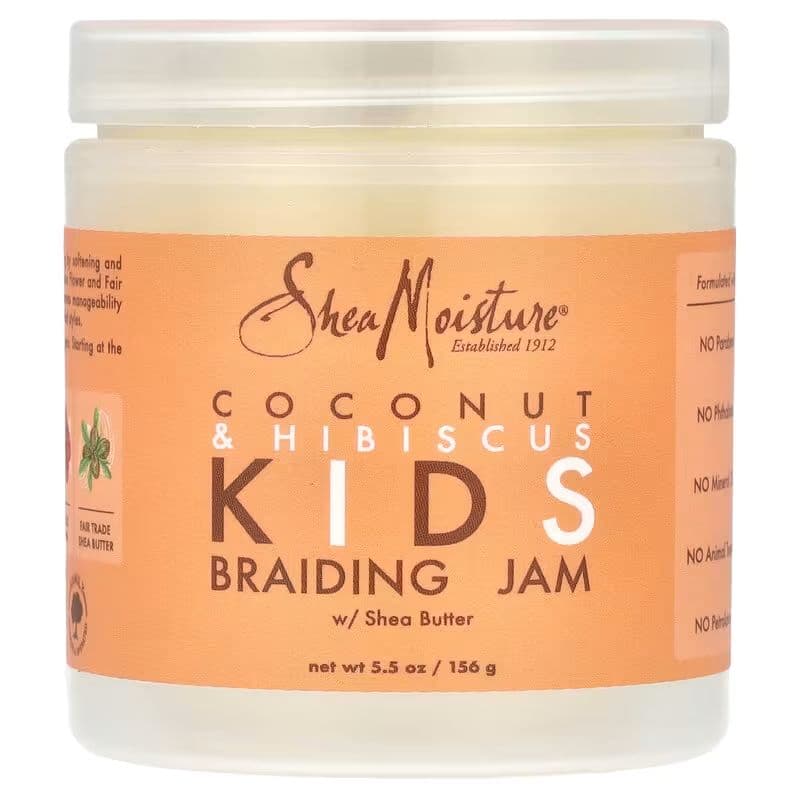 SHEA MOISTURE COCUNUT & HIBISCUS KIDS BRAIDING JAM / 5.5FL.OZ / 156G