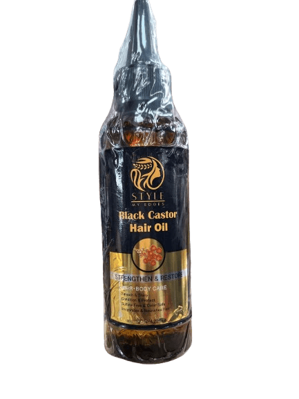 STYLE MY EDGES BLACK CASTOR HAIR OIL 120ML