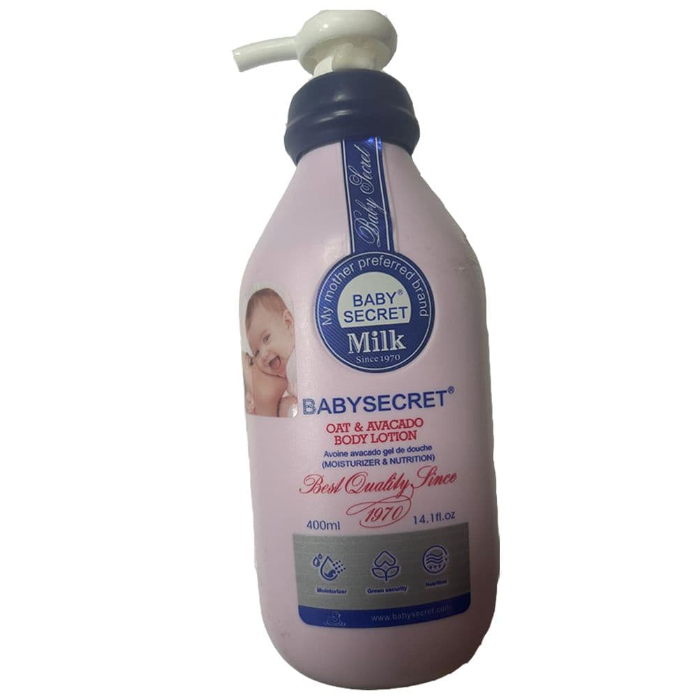 BABY SECRET OAT & AVACADO BODY LOTION 400ML