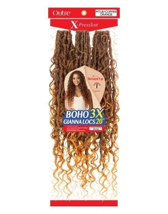 OUTRE X-TWISTED UP BOHO 3X GIANNA LOCS 20"