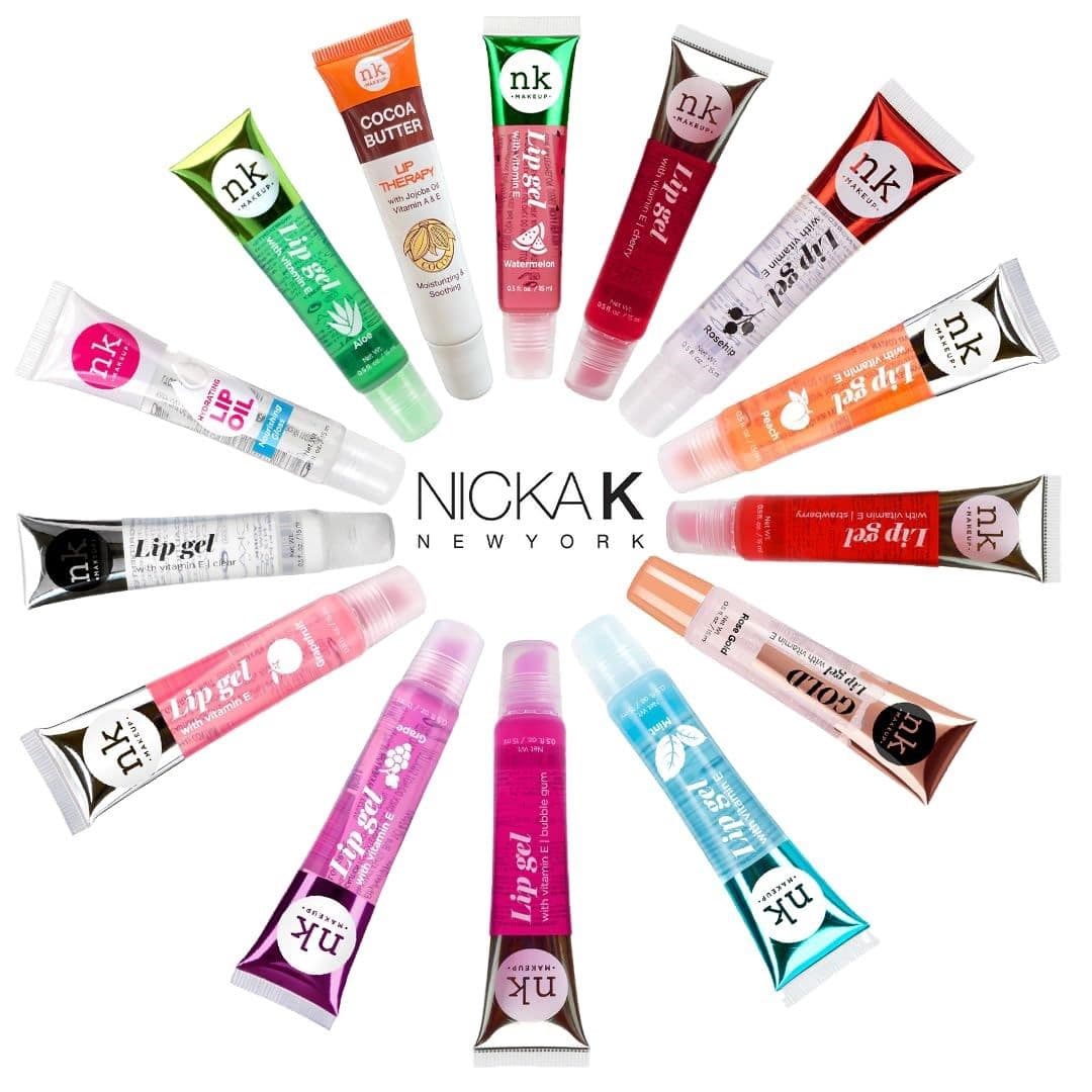 Nicka K New York NK Lip Gel: Hydrating & Plumping Shine for Luscious Lips 15ml/0.51 oz