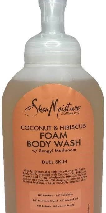 SHEA MOISTURE COCONUT & HIBISCUS FOAM BODY WASH