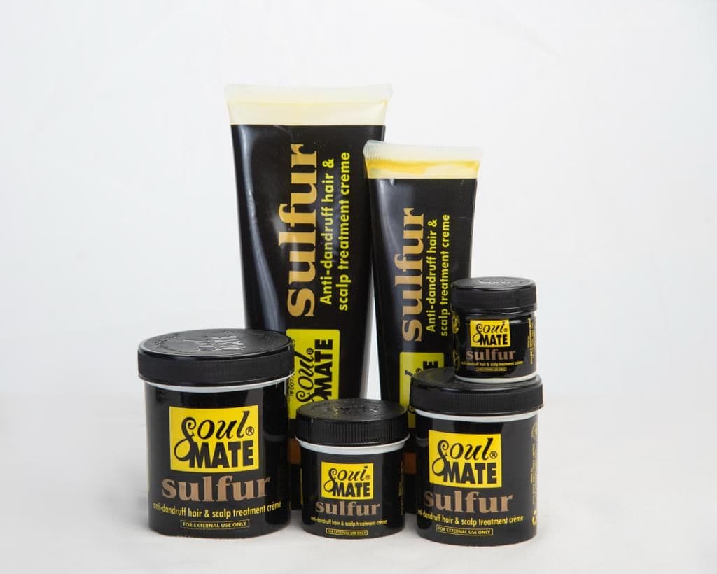 SOUL MATE Sulfur Anti-dandruff Hair Cream With Menthol (5.9oz) | Fast Relief With Herbal Extract | Scalp Treatment For Dry Itchy Scalp | Dandruff Free Hair Moisturizer